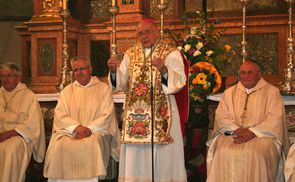 Goldenes Abtjubiläum Bischof em. Maximilian Aichern. © Schneider